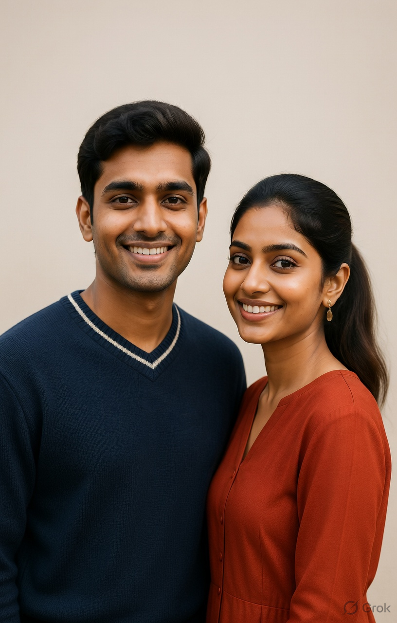 Anika and Rohan matched on MatchNest AI dating app