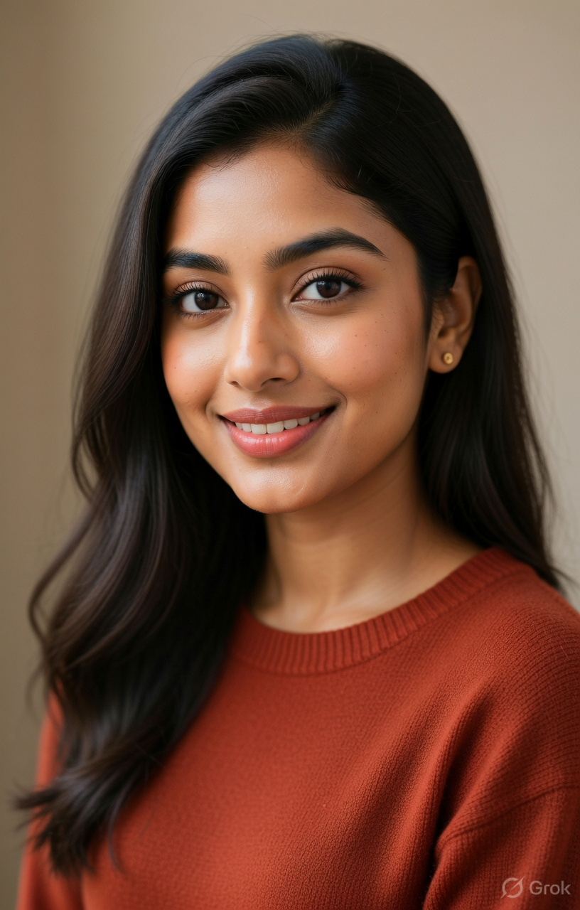 Anika, 26 — MatchNest user profile showing personality-based dating